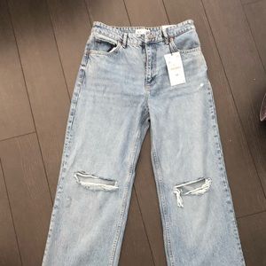 Zara wide leg jeans - high waisted